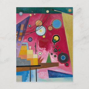 Heavy Red   Kandinsky   Postcard