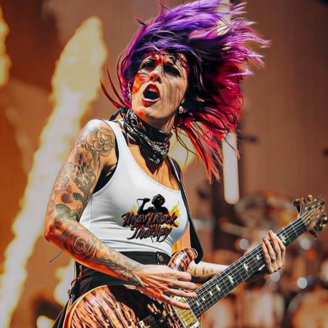 Heavy Rock Is My Therapy Singlet (Creator Uploaded)