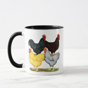 Heavy Rooster Chicken Quartet Mug