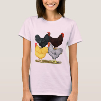 Heavy Rooster Chicken Quartet T-Shirt