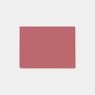 Heavy Scarlet Red / Moody Crimson Solid Colour Post-it Notes