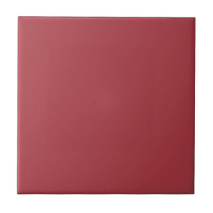 Heavy Scarlet Red / Moody Crimson Solid Colour Tile