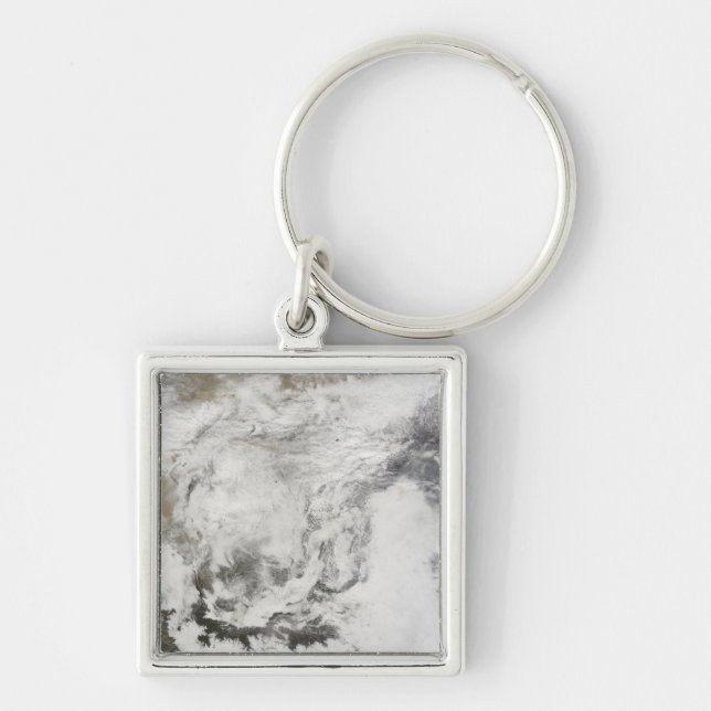 Heavy snowfall in China Key Ring (Front)