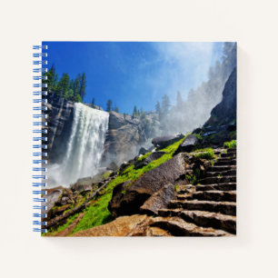 Heavy Spray from Vernal Yosemite National Park Notebook