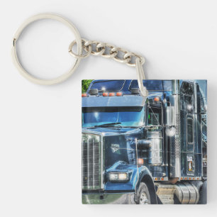 Heavy Transport Truck Art for Lorry Drivers Key Ring