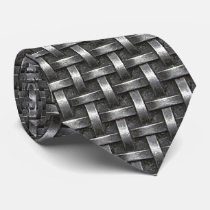 Heavy Weaved Steel Texture style Tie