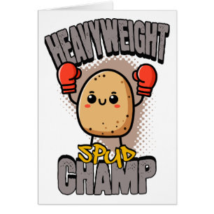 Heavyweight Spud Champ Boxing Potato 