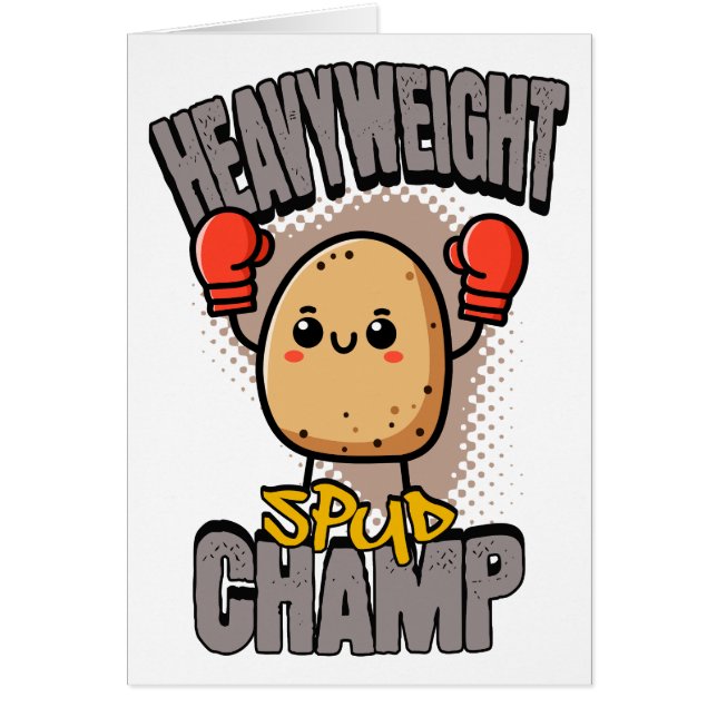Heavyweight Spud Champ Boxing Potato  (Front)