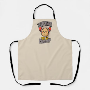 Heavyweight Spud Champ Boxing Potato  Apron