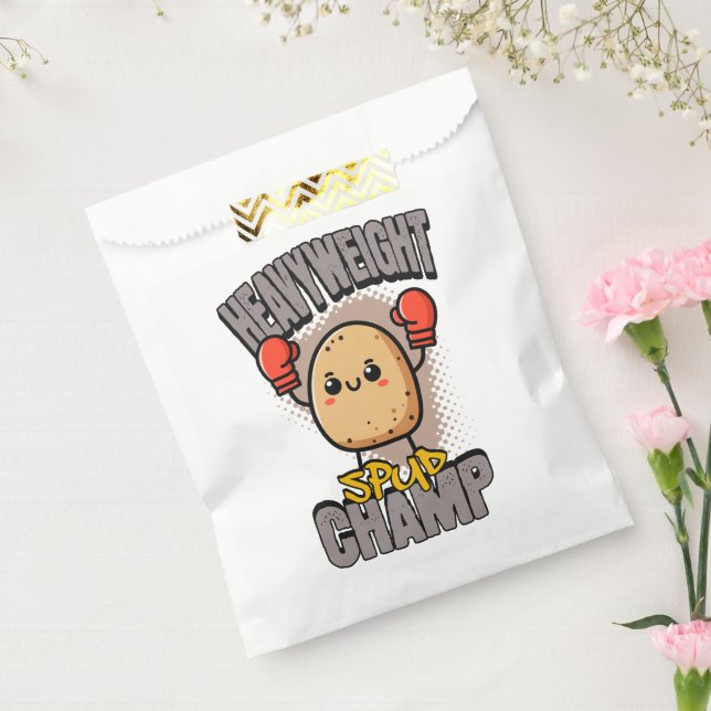 Heavyweight Spud Champ Boxing Potato  Favour Bags (Sealed)
