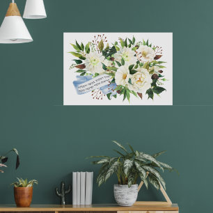 Hebrew Birkat Ha-Bayit Blessing for Home Poster