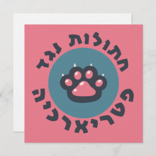 Hebrew Cats Against the Patriarchy Jewish Feminist