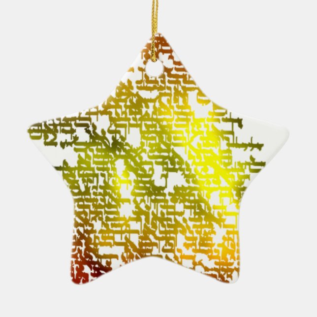 Hebrew Ceramic Tree Decoration (Front)