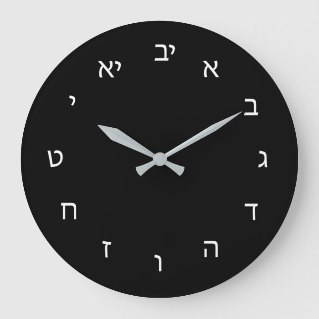 Hebrew Clock (Front)