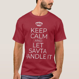 Hebrew Grandmother Gift for Savta T-Shirt