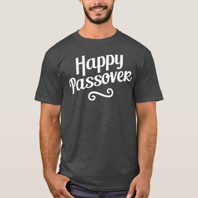 Hebrew Happy Pesach Chag Pesach Sameach Premium T-Shirt (Front)