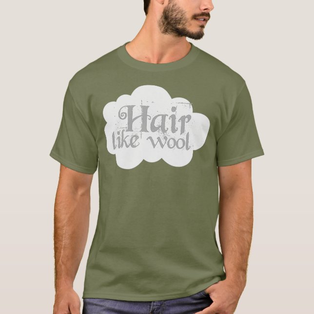 Hebrew Israelite Clothing Hair Like Wool Judah T-Shirt (Front)