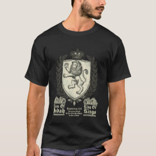 Hebrew Israelite YHWH Lion of Judah Yahweh Rastafa T-Shirt