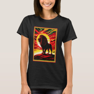Hebrew Israelite YHWH Lion of Judah Yahweh Rastafa T-Shirt
