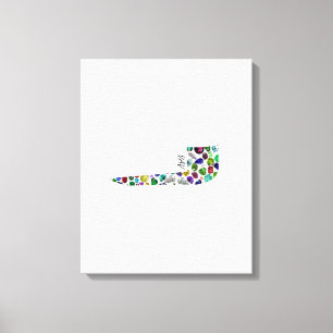 Hebrew Letter VAV Canvas Print