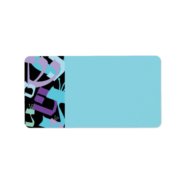 HEBREW LETTERS TREE Print Your Own Label (Front)