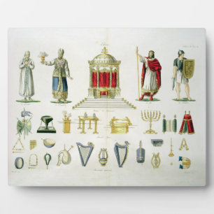 Hebrew Levi, Priest, King and Soldier with Sacred Plaque
