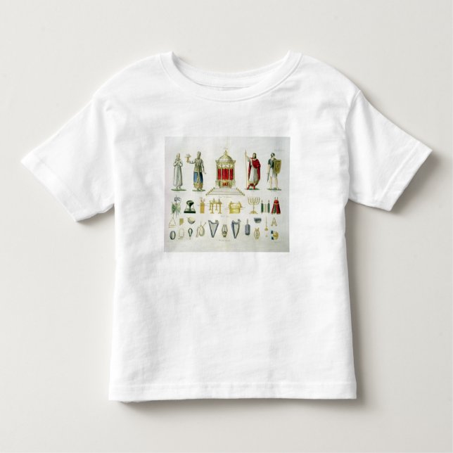 Hebrew Levi, Priest, King and Soldier with Sacred Toddler T-Shirt (Front)