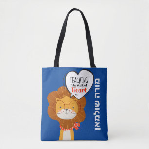 Hebrew Personalised Teacher / Morah Thank You Tote Bag