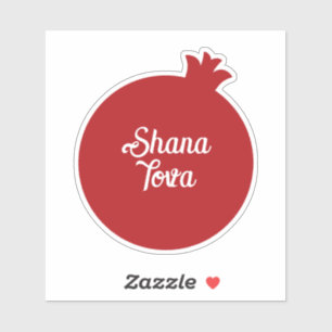 Hebrew Shana Tova and Apple