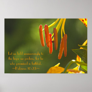 Hebrews 10:23 poster