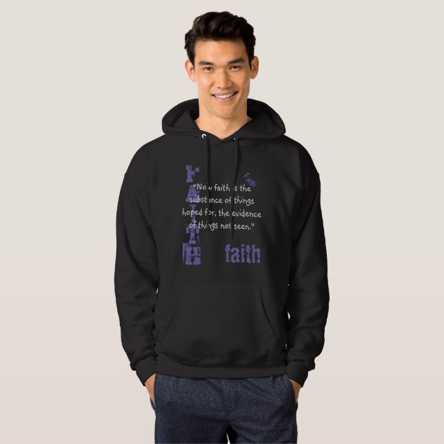 Hebrews 11:1 hoodie (Front Full)