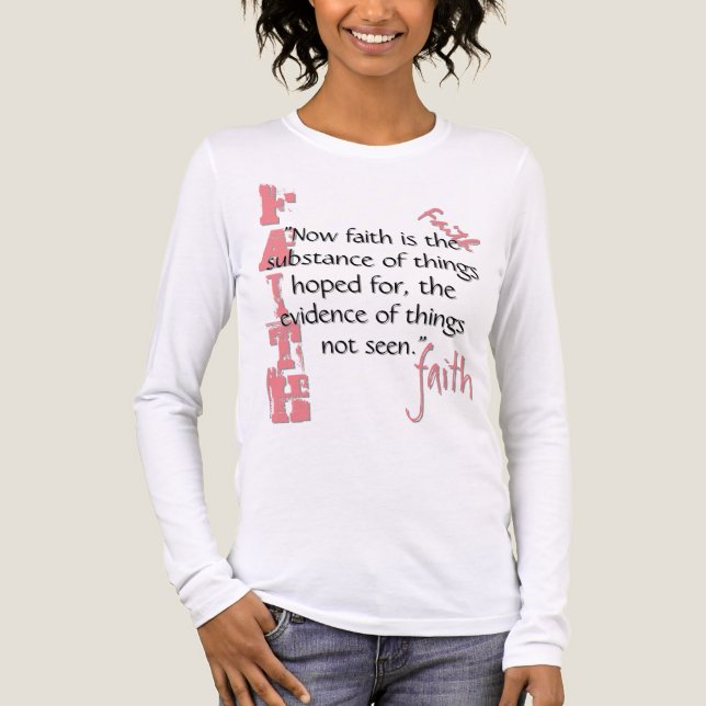 Hebrews 11:1 Passage Tri-Blend Shirt (Front)
