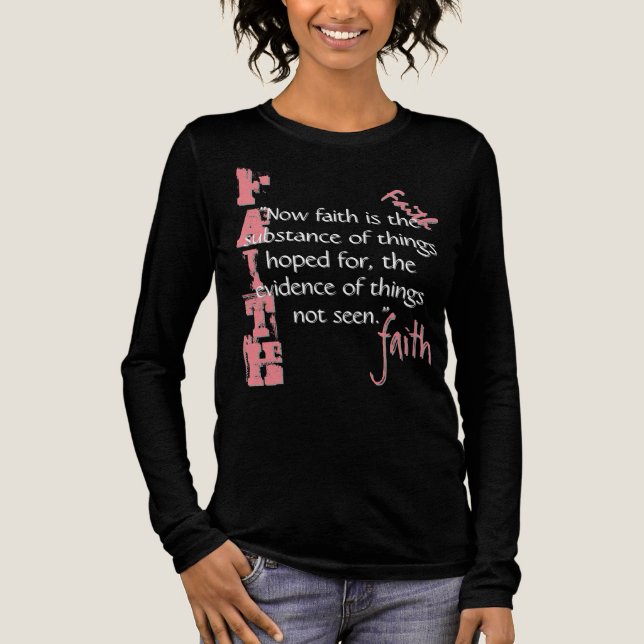 Hebrews 11:1 Passage Tri-Blend Shirt (Front)