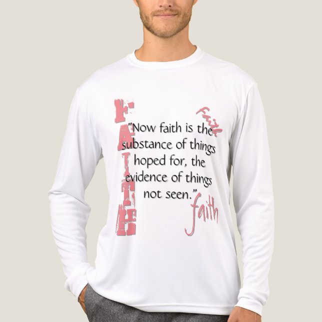 Hebrews 11:1 Passage Tri-Blend Shirt (Front)