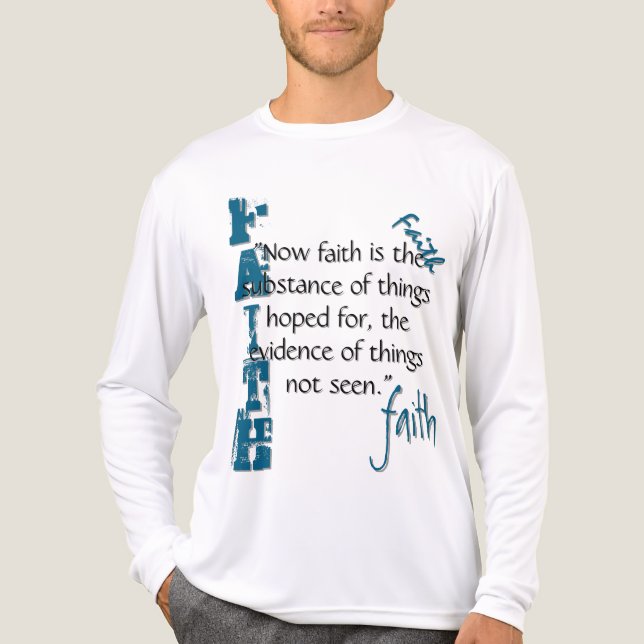 Hebrews 11:1 Passage Tri-Blend Shirt (Front)