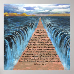 Hebrews 11:24-27  poster