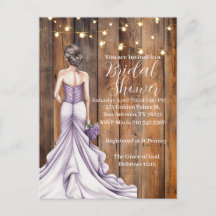 Hebrews 12:15 Graceful Bridal Shower Invitation
