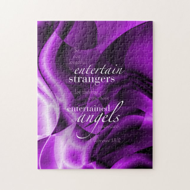 Hebrews 13:2 jigsaw puzzle (Vertical)
