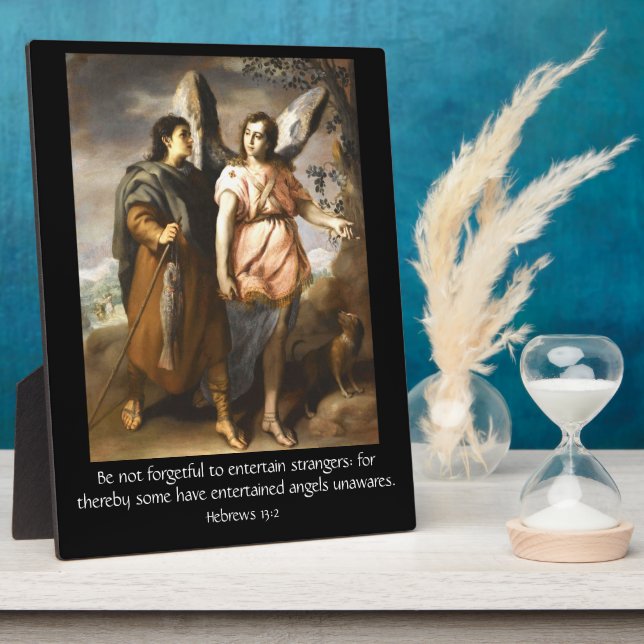 Hebrews 13:2  plaque (Side)