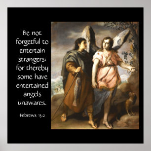 Hebrews 13:2  poster
