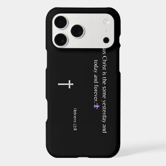 Hebrews 13:8 Bible Verse iPhone / iPad case
