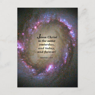 Hebrews 13:8 postcard