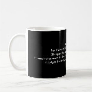 Hebrews 4:12 coffee mug