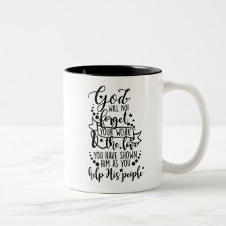 Hebrews 6:10 Mug