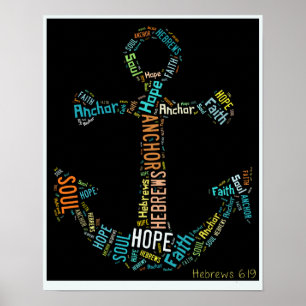 Hebrews 6:19 anchor for the soul poster