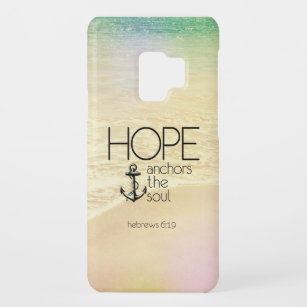 Hebrews 6:19 Hope anchors the soul Case-Mate Samsung Galaxy S9 Case