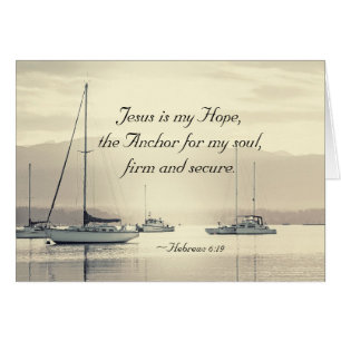 Hebrews 6:19 Jesus Anchor for my soul, Sailboats
