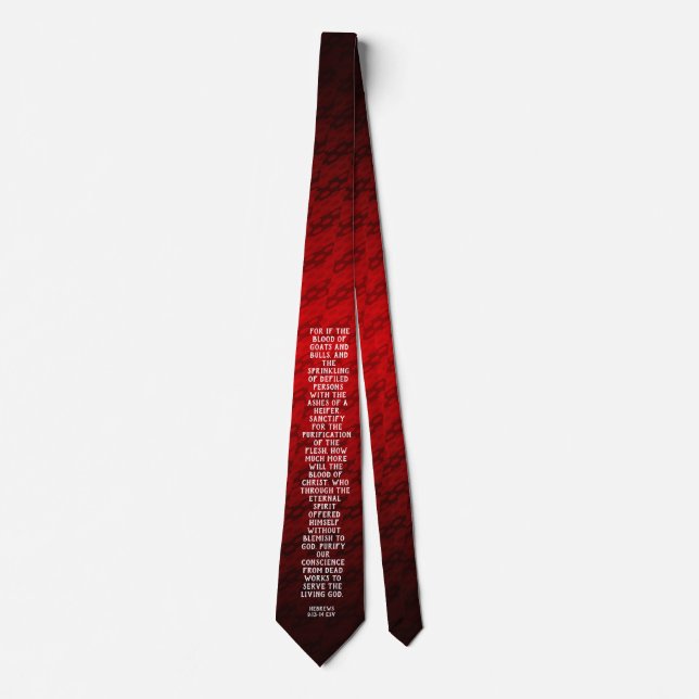 Hebrews 9 scripture tie (Front)