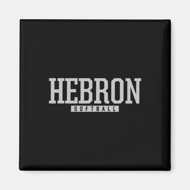 Hebron High School Softll _1  Magnet (Front)