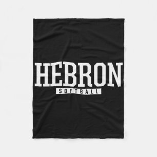 Hebron High School Softll  Fleece Blanket